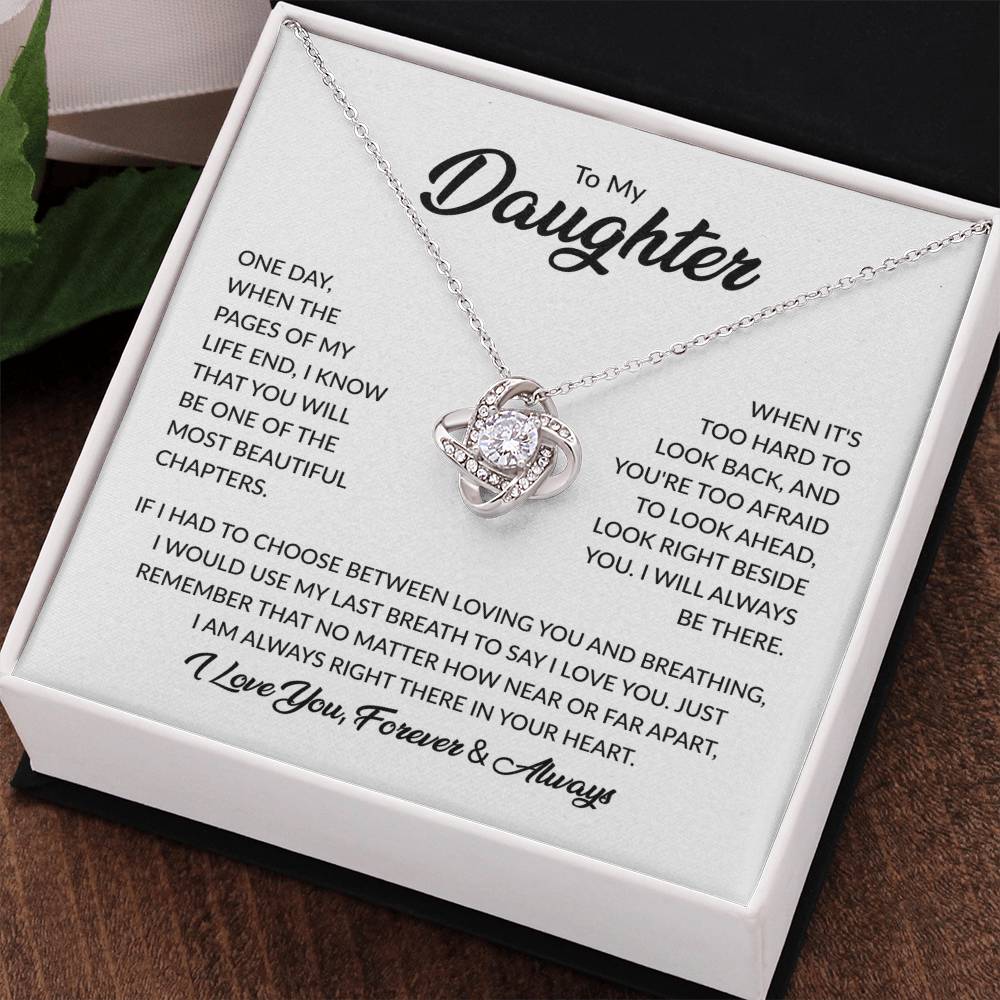 MOST BEAUTIFUL CHAPTER - KNOT NECKLACE