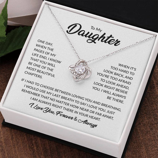 MOST BEAUTIFUL CHAPTER - KNOT NECKLACE