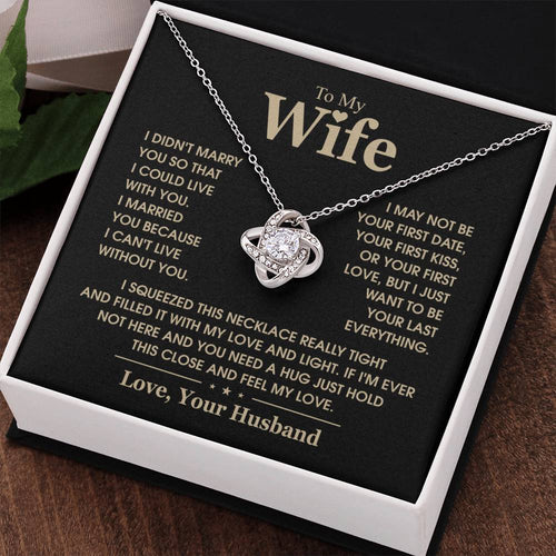 TO MY WIFE - Knot Necklace