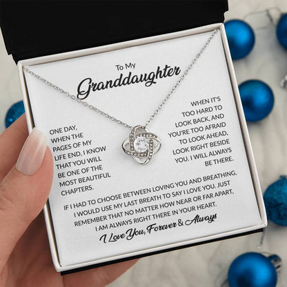 MOST BEAUTIFUL CHAPTER - KNOT NECKLACE