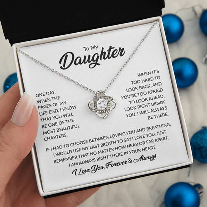 MOST BEAUTIFUL CHAPTER - KNOT NECKLACE