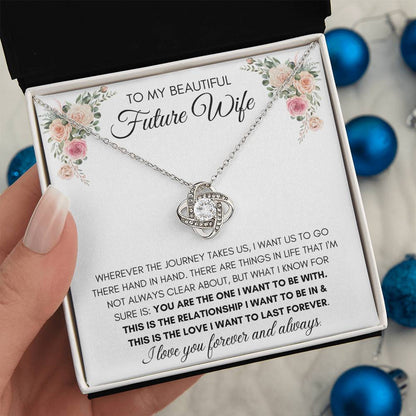 To My Beautiful Future Wife - Knot Necklace