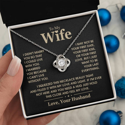 TO MY WIFE - Knot Necklace