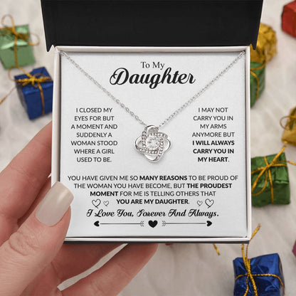 YOU ARE MY DAUGHTER - KNOT NECKLACE
