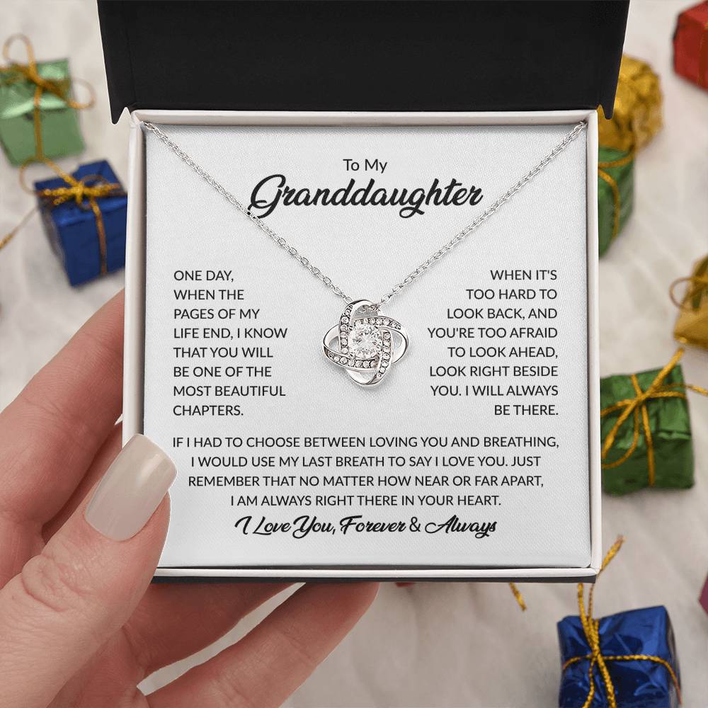 MOST BEAUTIFUL CHAPTER - KNOT NECKLACE