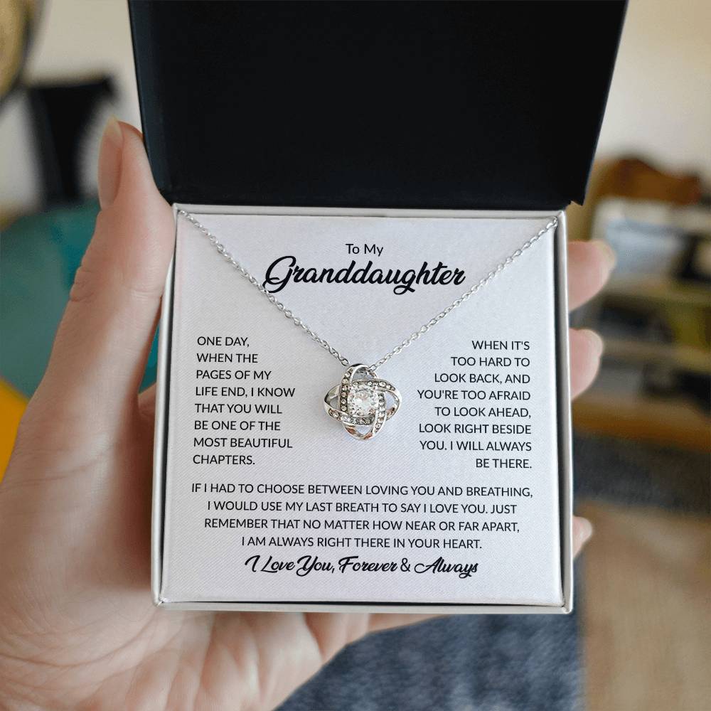 MOST BEAUTIFUL CHAPTER - KNOT NECKLACE