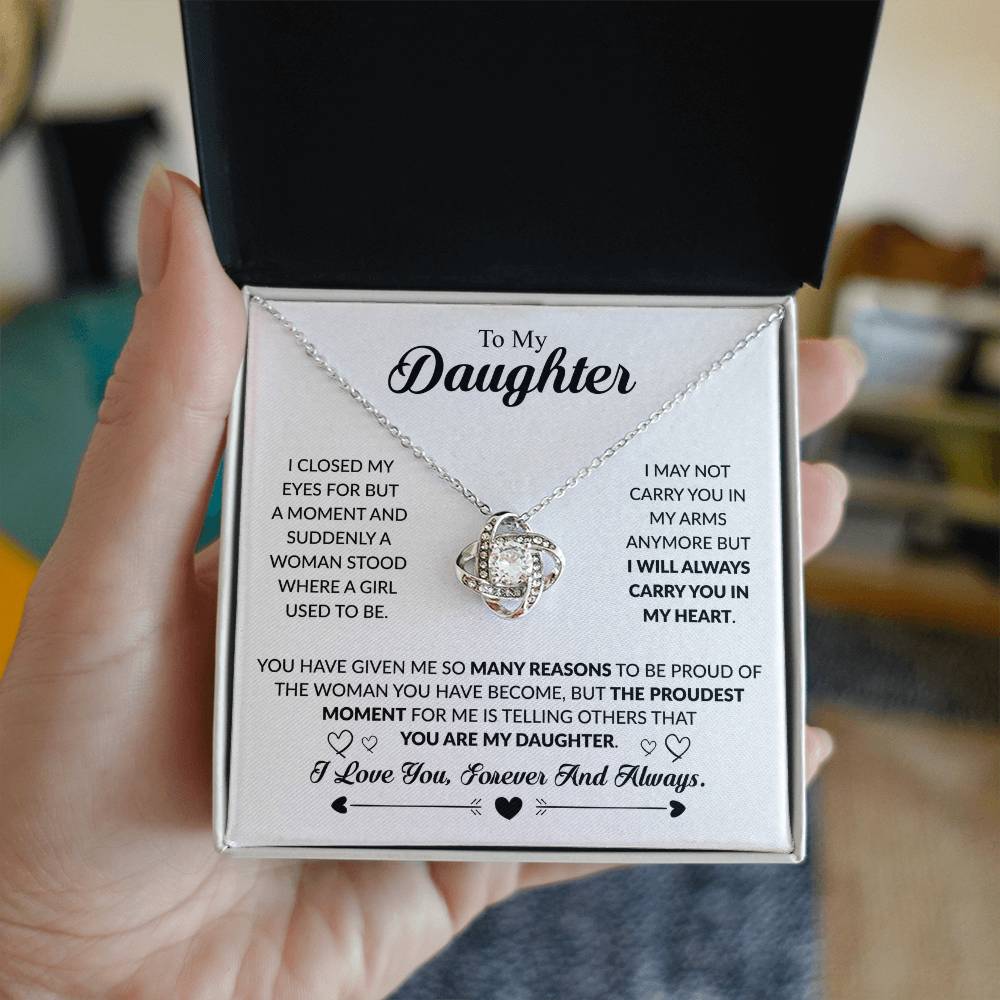 YOU ARE MY DAUGHTER - KNOT NECKLACE
