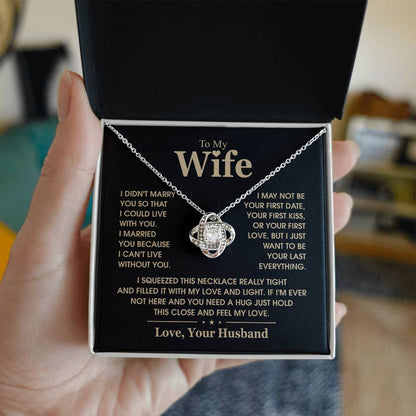 TO MY WIFE - Knot Necklace