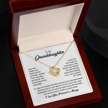 MOST BEAUTIFUL CHAPTER - KNOT NECKLACE