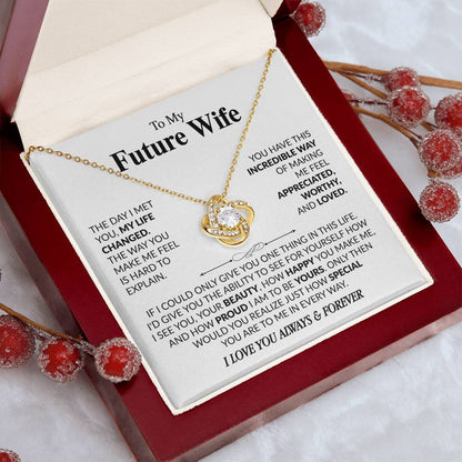 THE DAY I MET YOU - Knot Necklace