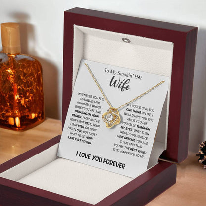 Smokin' Hot Wife - Knot Necklace