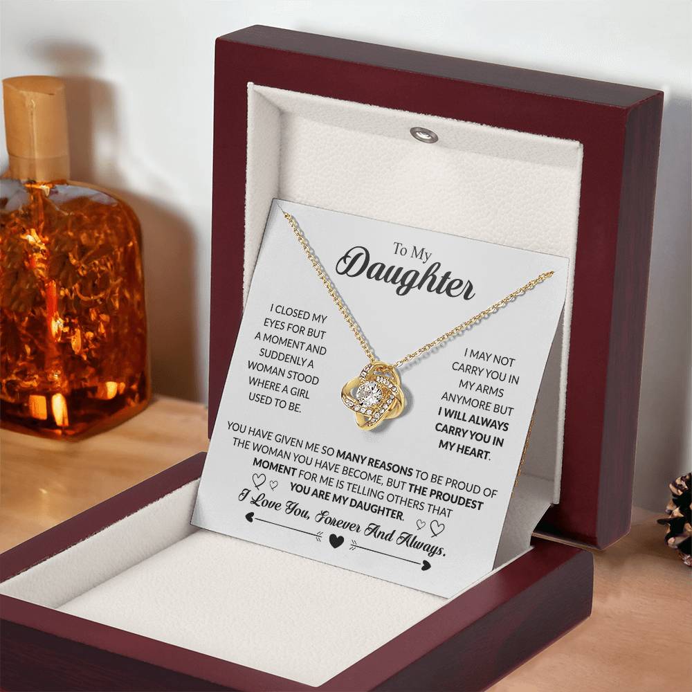 YOU ARE MY DAUGHTER - KNOT NECKLACE