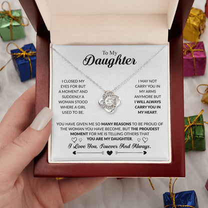 YOU ARE MY DAUGHTER - KNOT NECKLACE