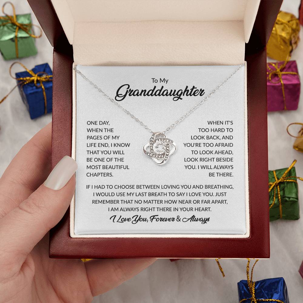 MOST BEAUTIFUL CHAPTER - KNOT NECKLACE