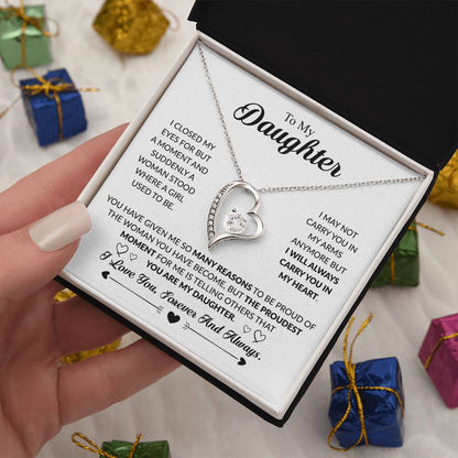 YOU ARE MY DAUGHTER - FOREVER LOVE NECKLACE