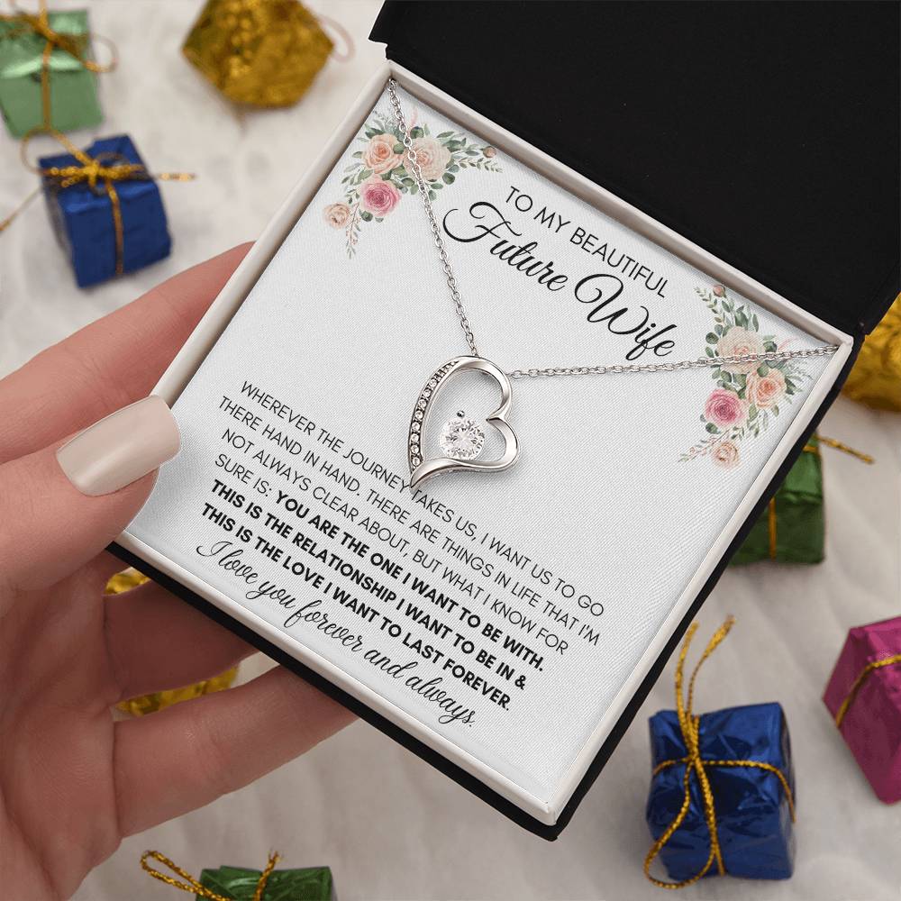To My Beautiful Future Wife - Forever Love Necklace