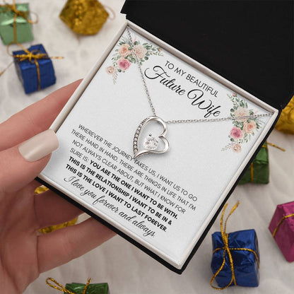 To My Beautiful Future Wife - Forever Love Necklace