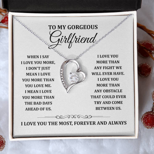 TO MY GORGEOUS GIRLFRIEND - Heart Necklace