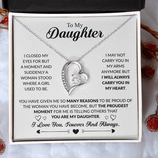YOU ARE MY DAUGHTER - FOREVER LOVE NECKLACE