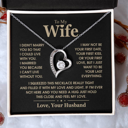 TO MY WIFE - Forever Love Necklace