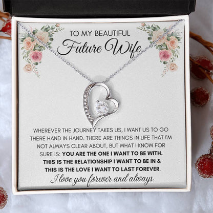 To My Beautiful Future Wife - Forever Love Necklace