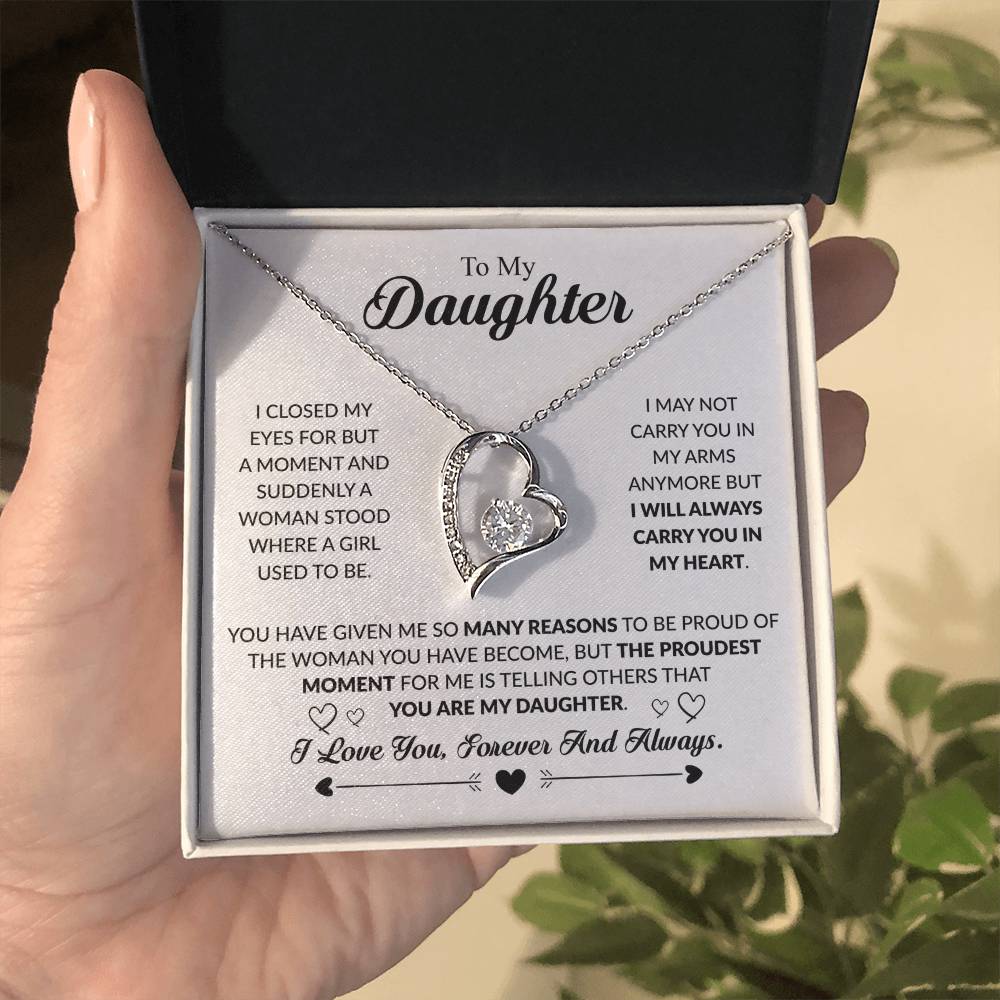 YOU ARE MY DAUGHTER - FOREVER LOVE NECKLACE