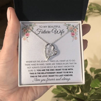 To My Beautiful Future Wife - Forever Love Necklace