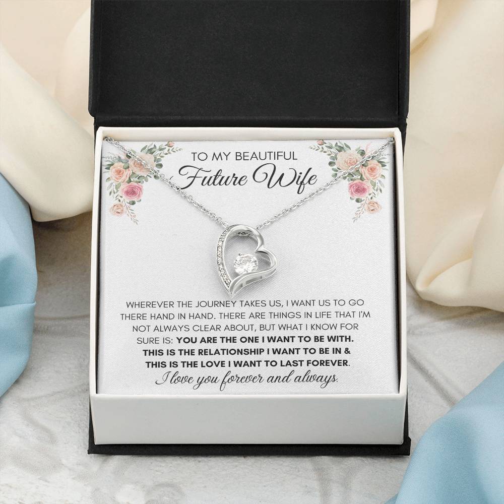 To My Beautiful Future Wife - Forever Love Necklace