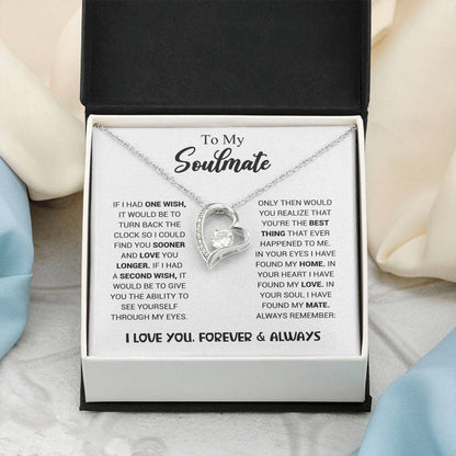 To My Soulmate - Heart Necklace