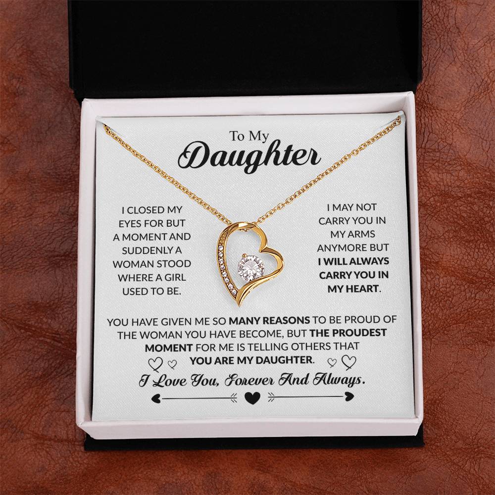 YOU ARE MY DAUGHTER - FOREVER LOVE NECKLACE