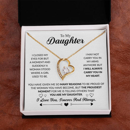 YOU ARE MY DAUGHTER - FOREVER LOVE NECKLACE