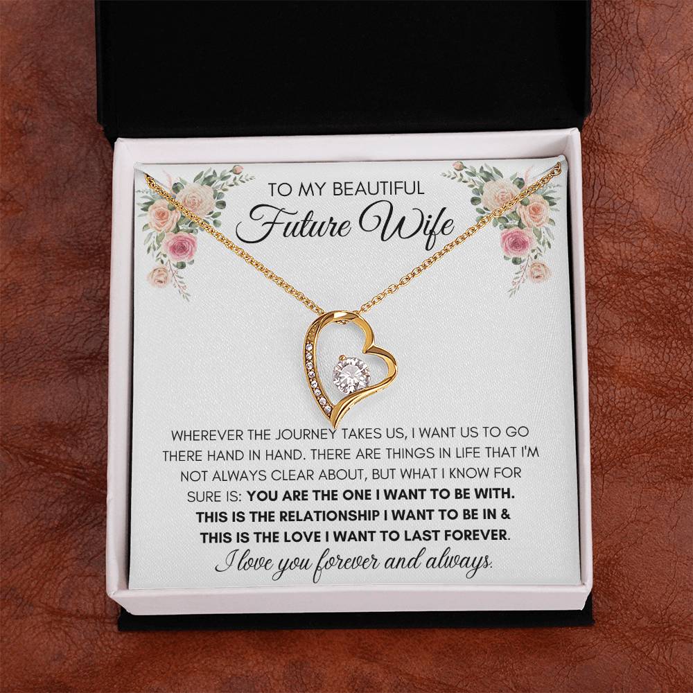 To My Beautiful Future Wife - Forever Love Necklace