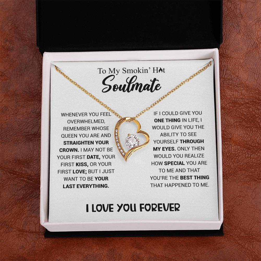 Smokin' Hot Soulmate - Heart Necklace