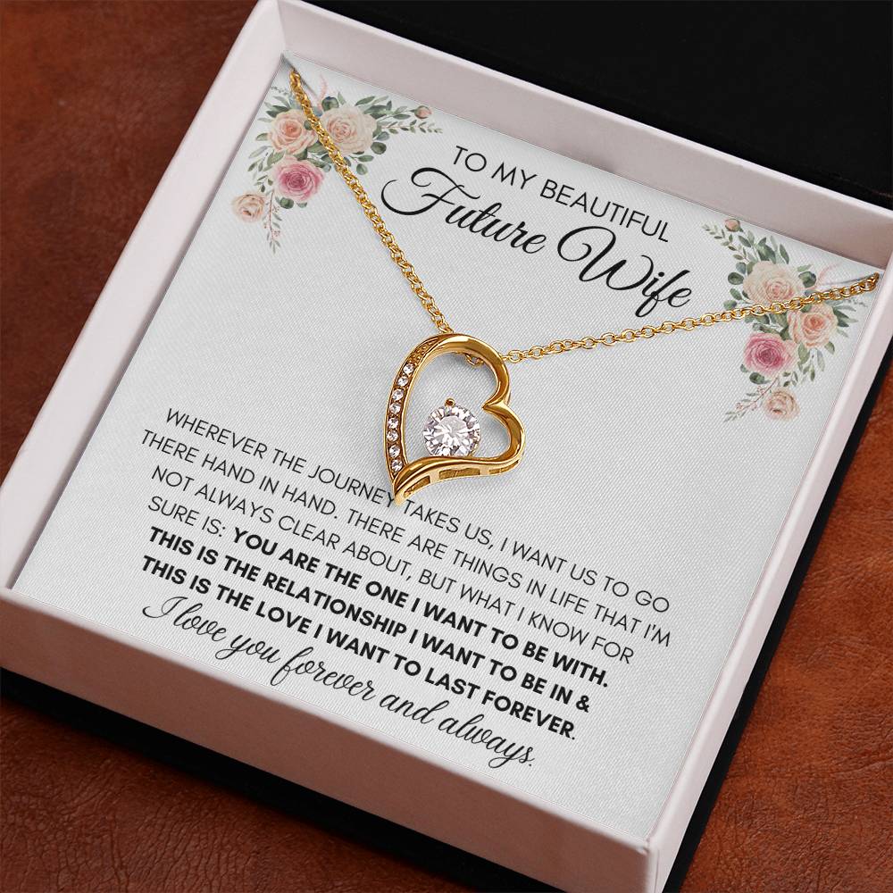 To My Beautiful Future Wife - Forever Love Necklace