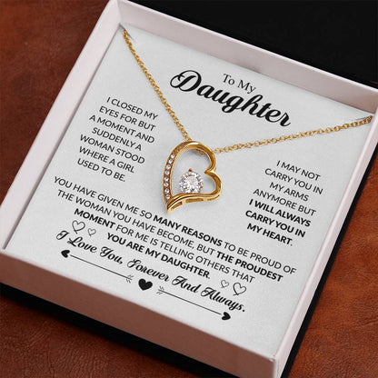 YOU ARE MY DAUGHTER - FOREVER LOVE NECKLACE