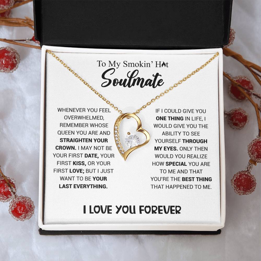 Smokin' Hot Soulmate - Heart Necklace