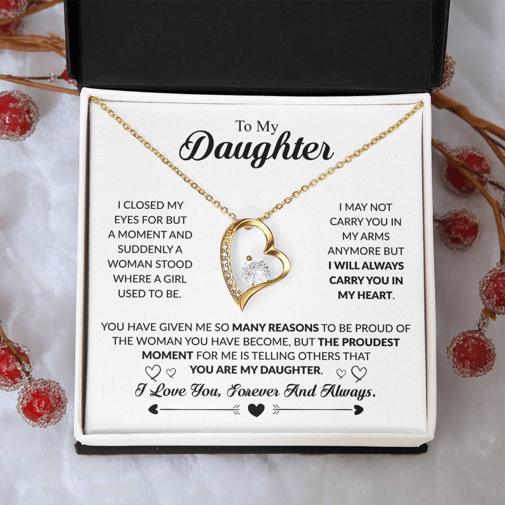 YOU ARE MY DAUGHTER - FOREVER LOVE NECKLACE