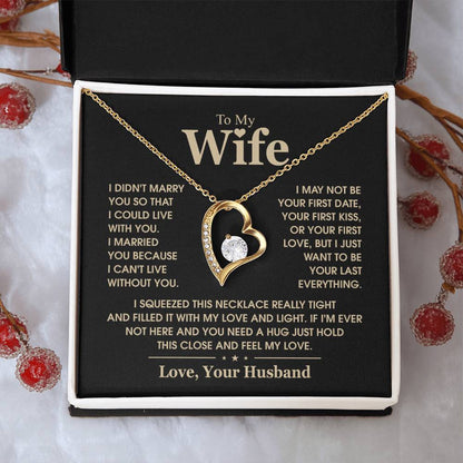 TO MY WIFE - Forever Love Necklace