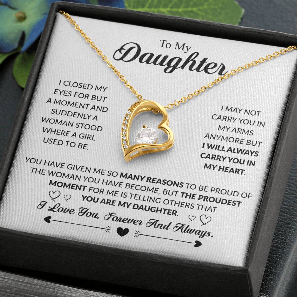 YOU ARE MY DAUGHTER - FOREVER LOVE NECKLACE