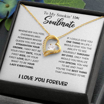 Smokin' Hot Soulmate - Heart Necklace