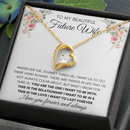 To My Beautiful Future Wife - Forever Love Necklace